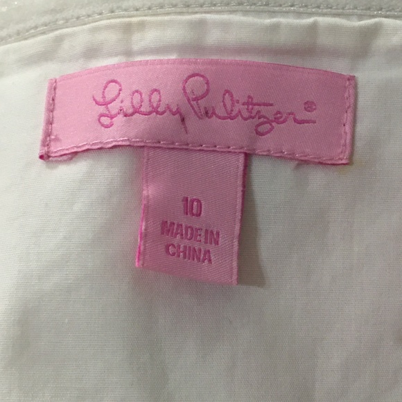 Lilly Pulitzer Wesley Zip Front Strapless Dress 10 - Picture 4 of 5